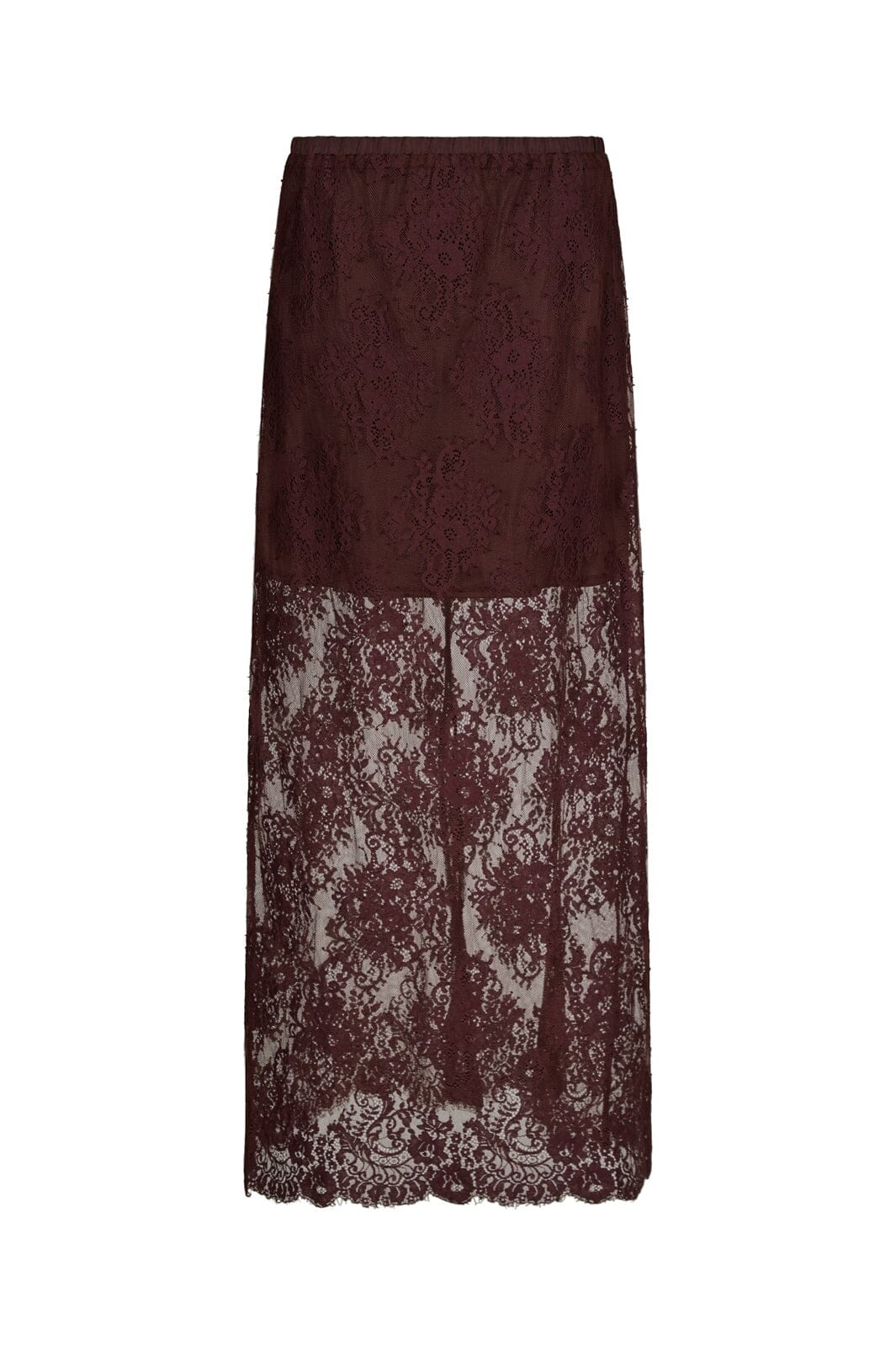 Neo Noir - Memmie Lace Skirt 164661 - 174 - Burgundy