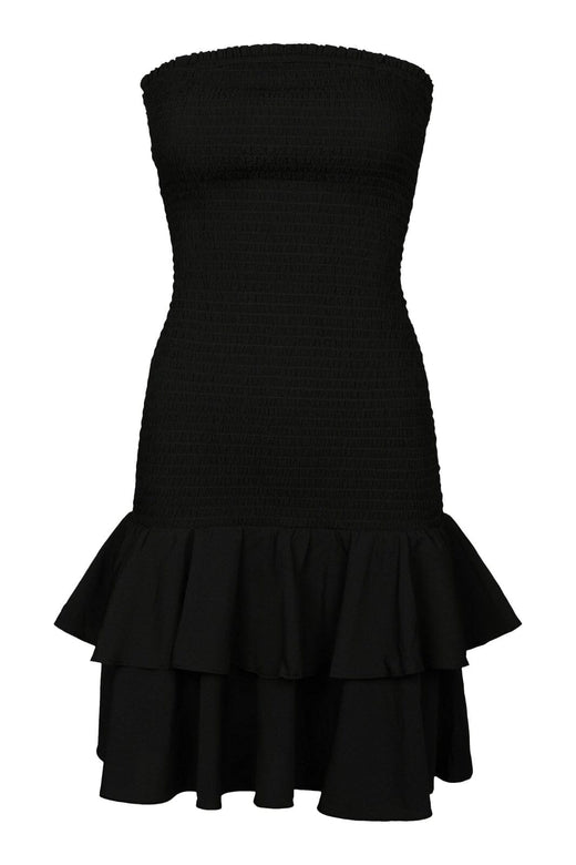 Neo Noir - Mikka Solid Smock Dress 165497 - 100 - Black