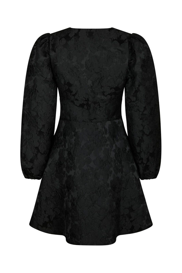 Neo Noir - Milly Flower Brocade Dress 171050 - 100 - Black