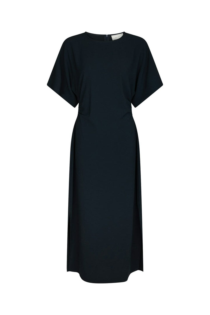 Neo Noir - Miloine Drape Dress 166132 - 141 - Navy