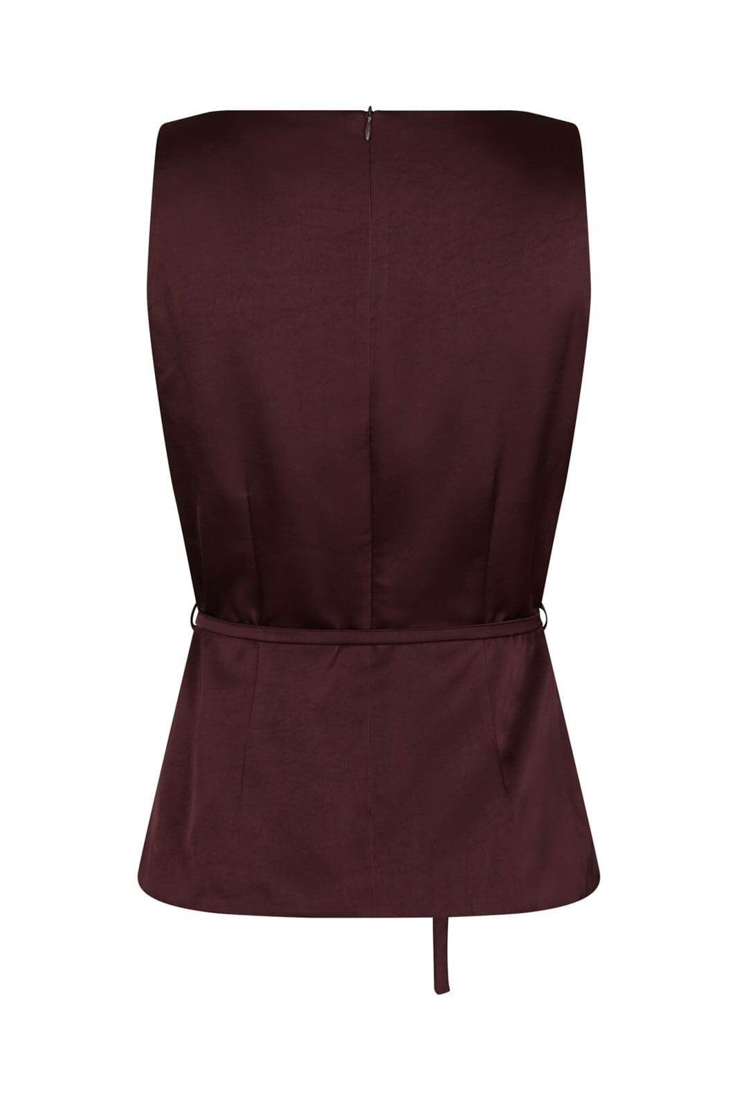 Neo Noir - Nassa Heavy Sateen Top 170235 - 174 - Burgundy