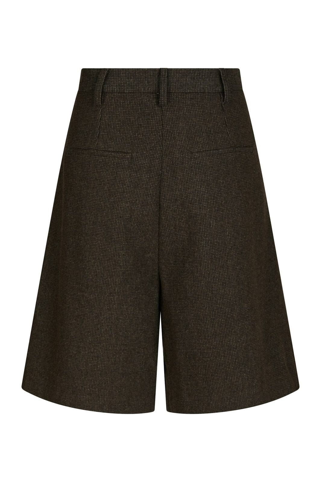 Neo Noir - Nika Mini Check Shorts 167169 - 205 - Brown Melange