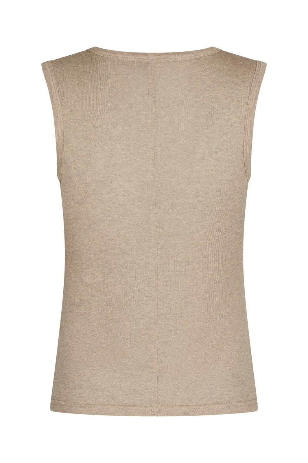 Neo Noir - Nimbi Fine Rib Top 167270 - 976 - Beige Melange