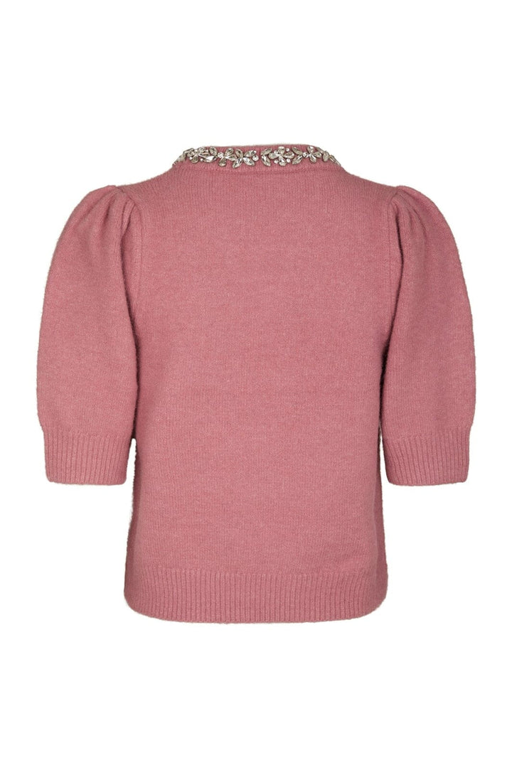 Neo Noir - Maia Stone Knit Blouse 162914 - 165 - Rose