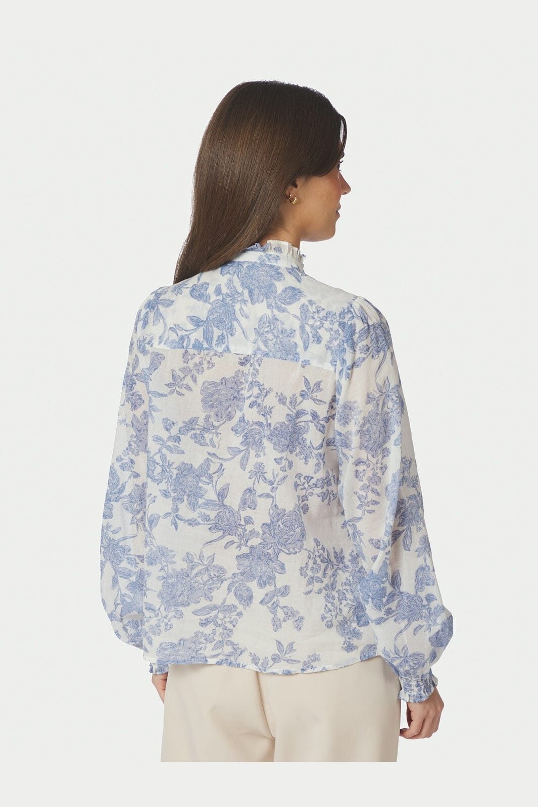 Neo Noir - Oda Flower Spring Shirt 168714 - 120 - White