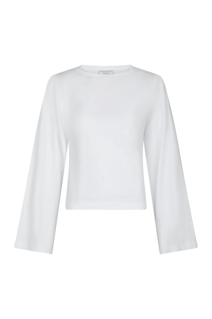Neo Noir - Paska Boxy Long Tee 165973 - 120 - White