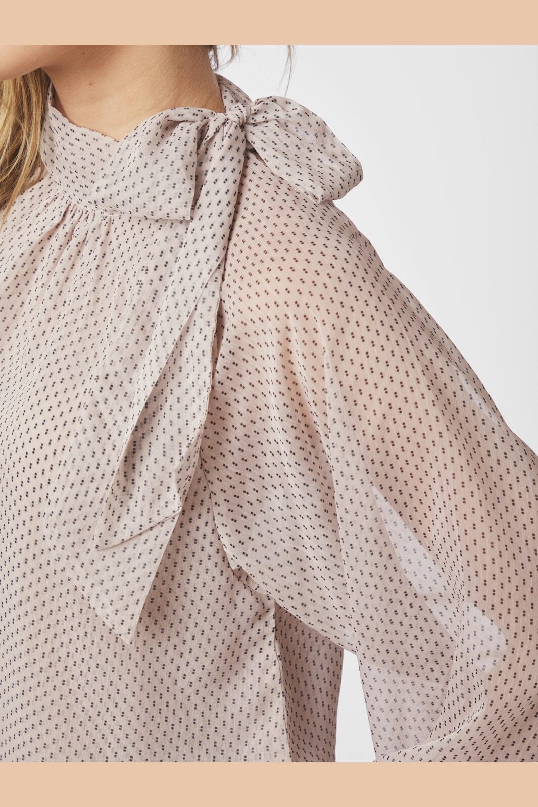 Neo Noir - Patti Double Dot Blouse 166724 - 122 - Creme
