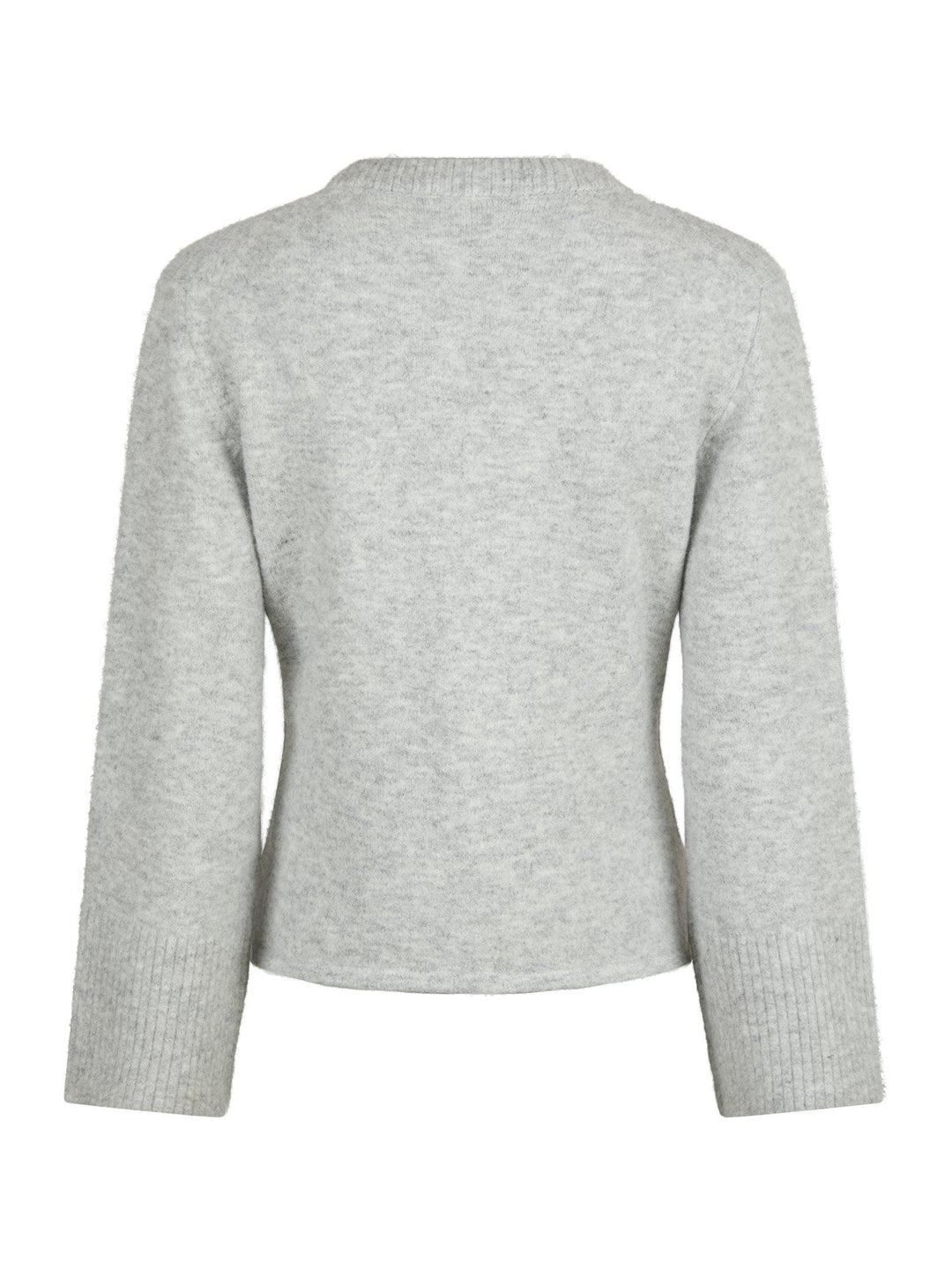 Neo Noir - Pixie Knit Cardigan - Light Grey Melange