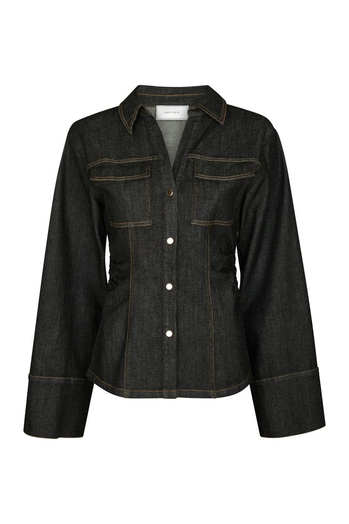 Neo Noir - Rabia Denim Shirt 166018 - 100 - Black