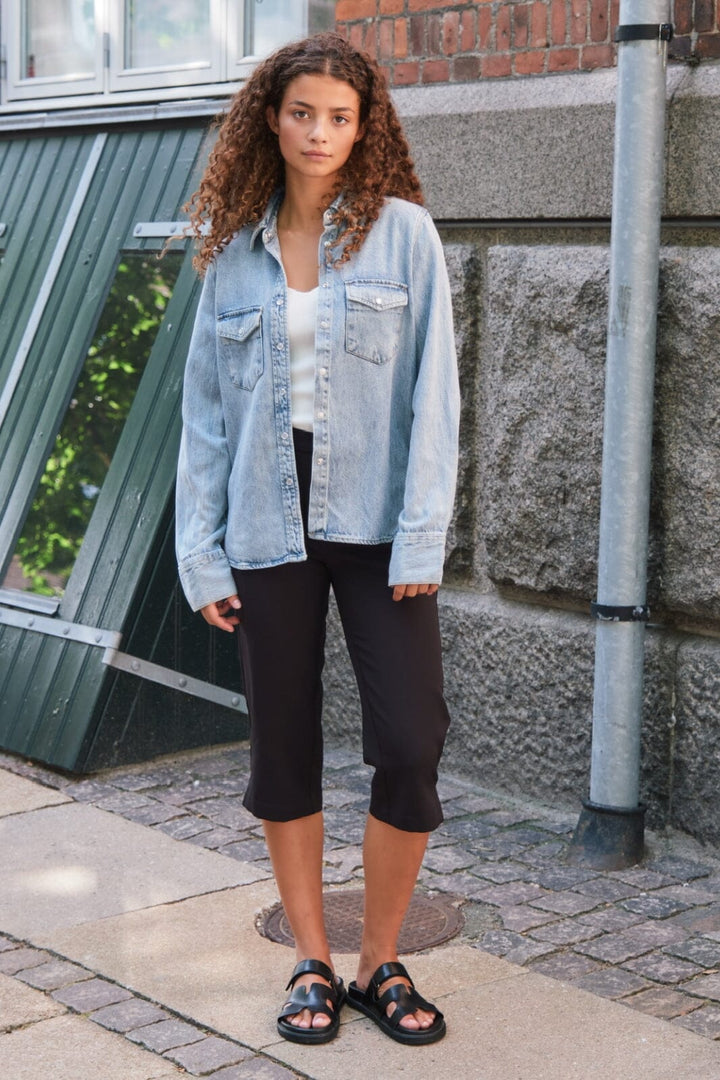 Neo Noir - Roger Denim Shirt - Smoke Blue