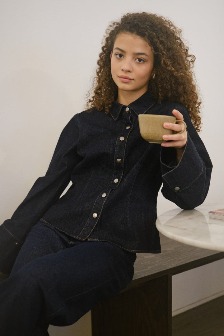 Neo Noir - Rosa Denim Shirt 164259 - 534 - Dark Blue