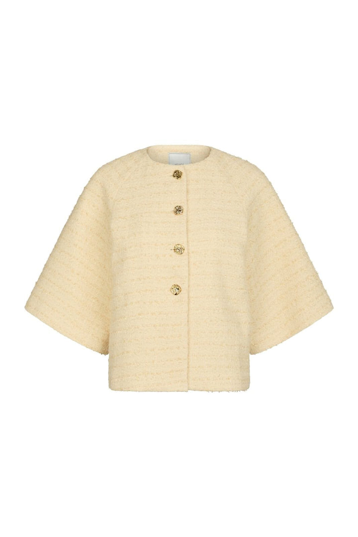 Neo Noir - Rosella Boucle Mini Jacket 166488 - 191 - Light Yellow