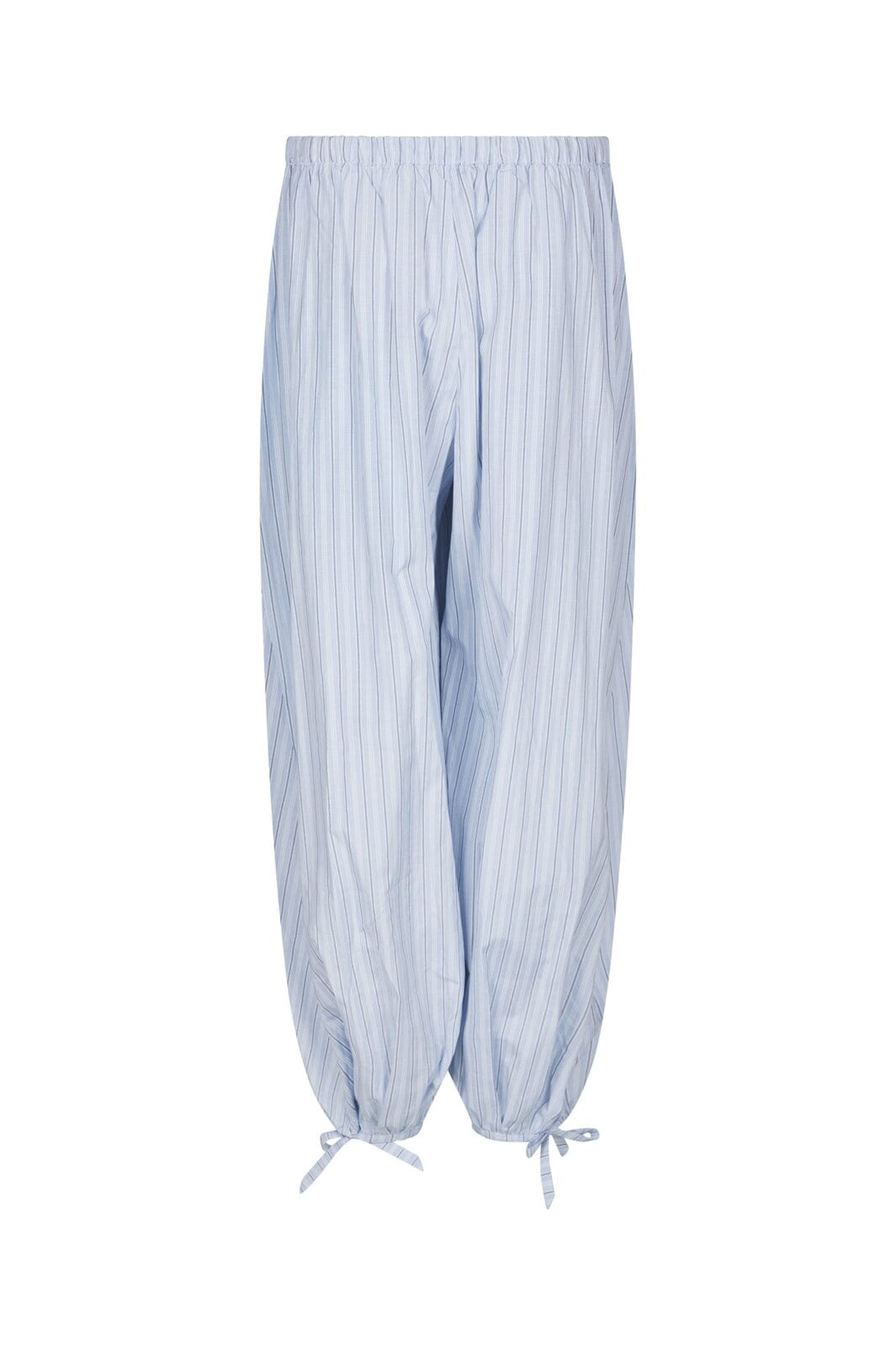 Neo Noir - Roxane Balloon Double Stripe Pants 168432 - 145 - Light Blue