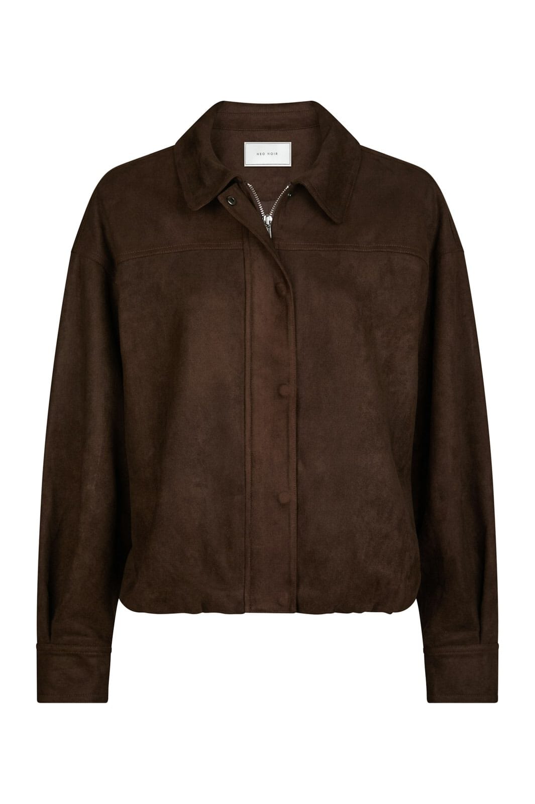 Neo Noir - Rubby Faux Suede Jacket 166554 - 676 - Dark Brown