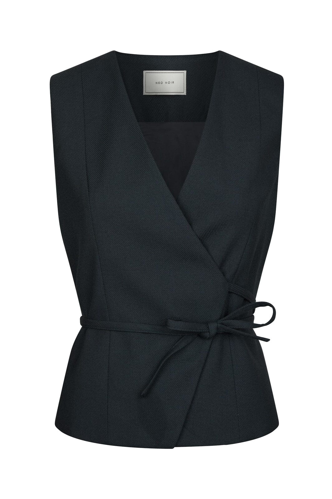 Neo Noir - Samara Melange Waistcoat 165293 - 141 - Navy