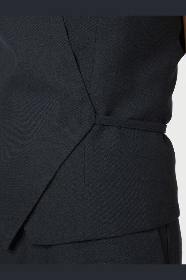 Neo Noir - Samara Melange Waistcoat 165293 - 141 - Navy