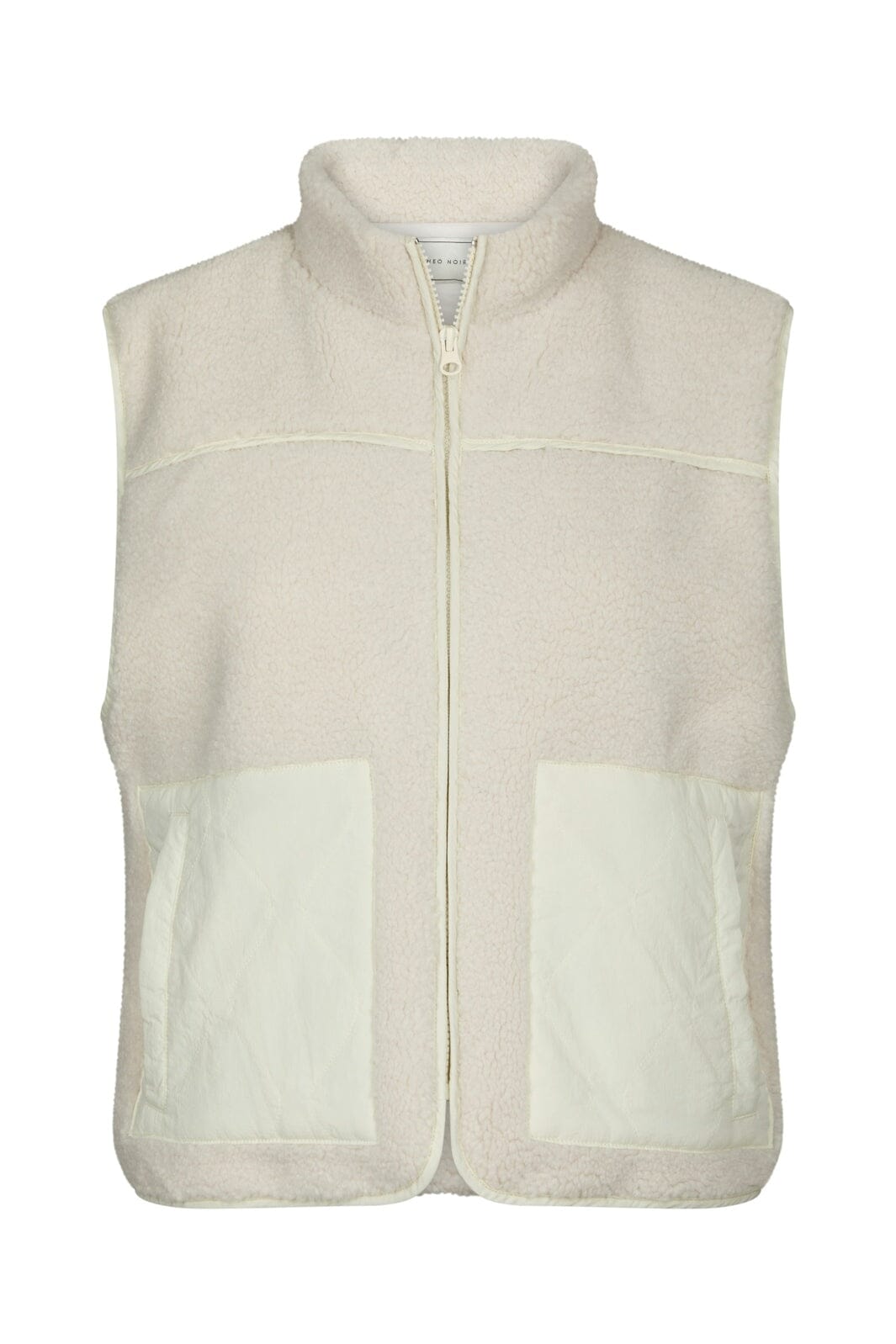 Neo Noir - Scout Teddy Waistcoat 155725 - 436 - Ivory/Ivory