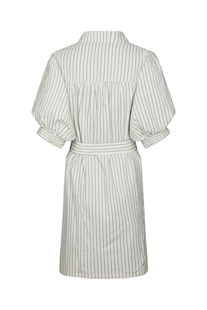 Neo Noir - Serene Slim Stripe Dress 168963 - 121 - Off White