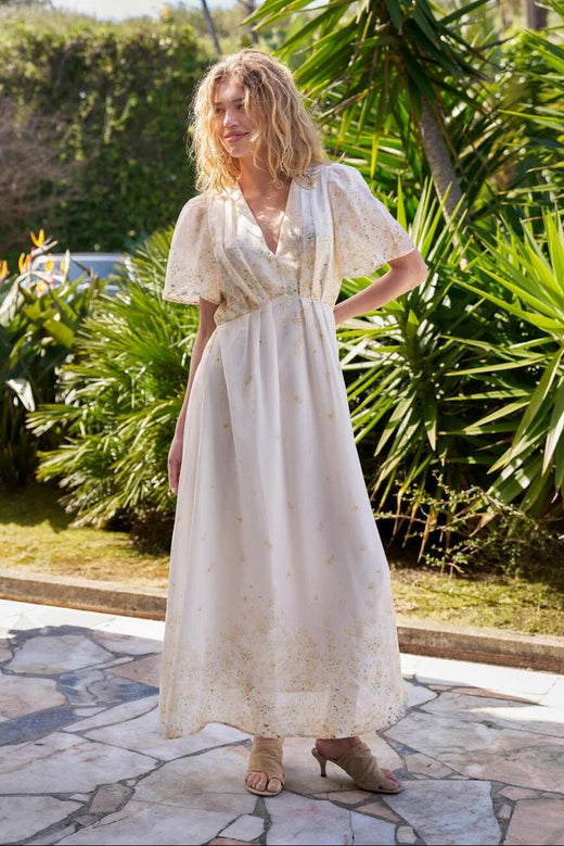 Neo Noir - Serna Gardenia Dress 169070 - 191 - Light Yellow Kjoler 