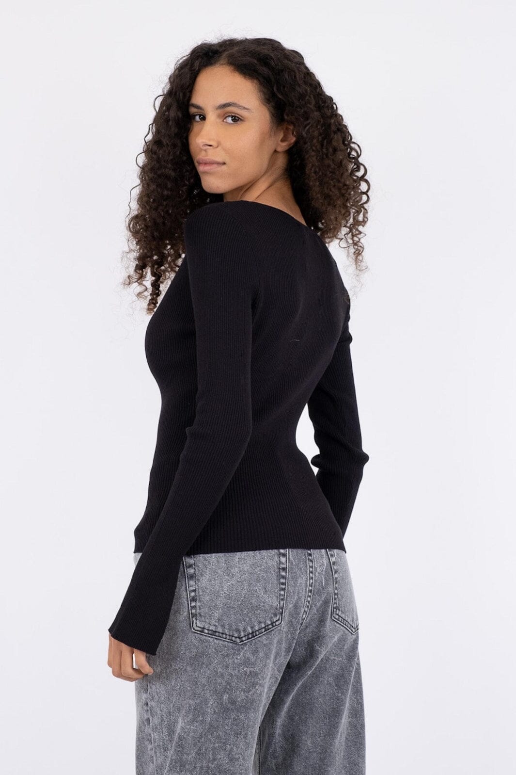Neo Noir - Shirley Knit Cardigan - Black
