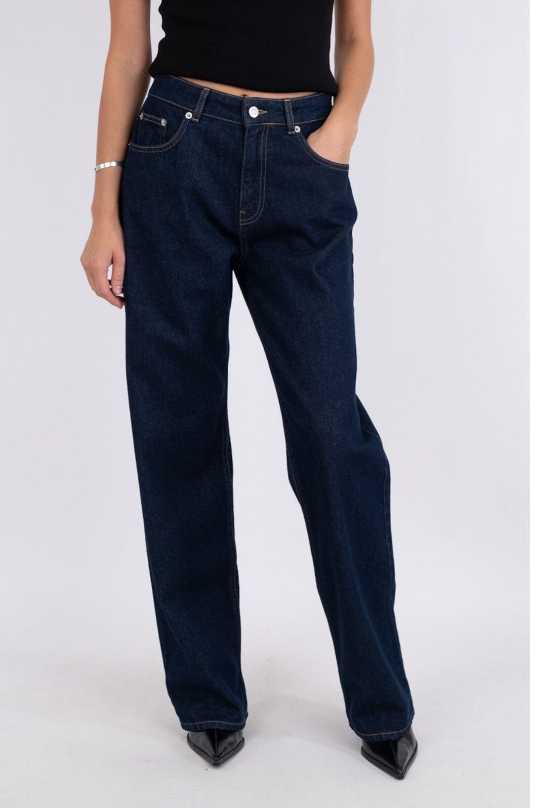 Neo Noir - Simona D Pants - Dark Blue