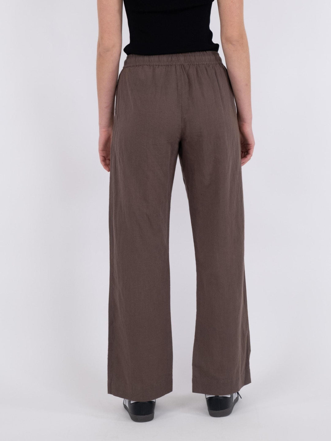 Neo Noir - Sonar Linen Pants - Brown