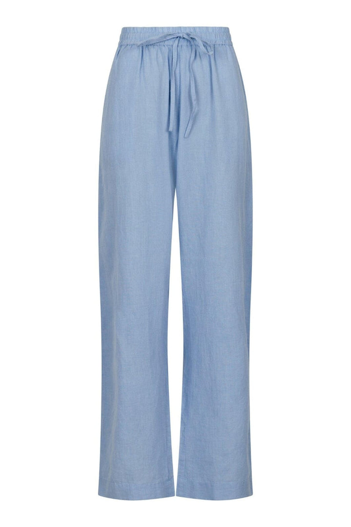 Neo Noir - Sonar Linen Pants - Light Blue