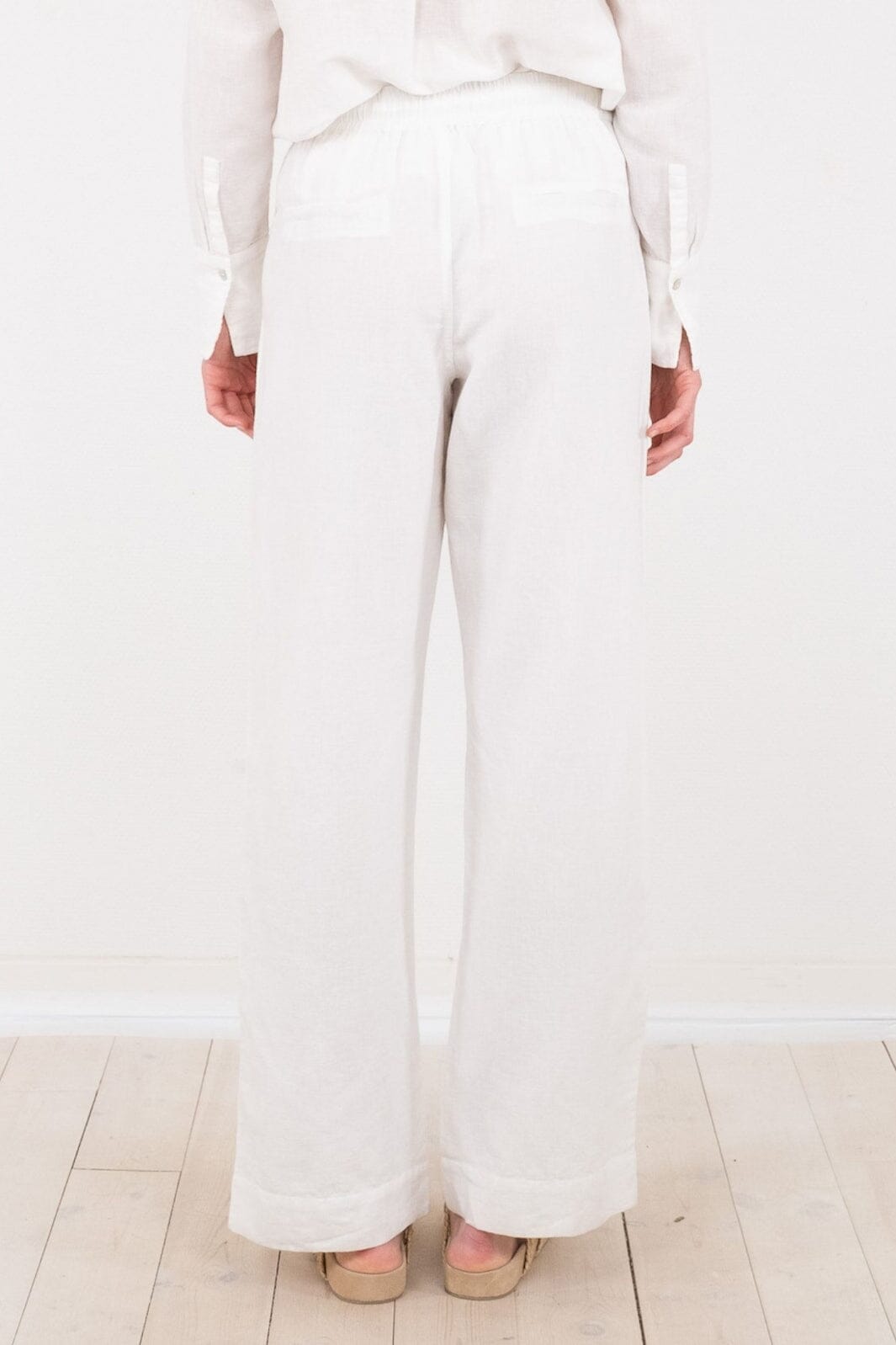 Neo Noir - Sonar Linen Pants - White