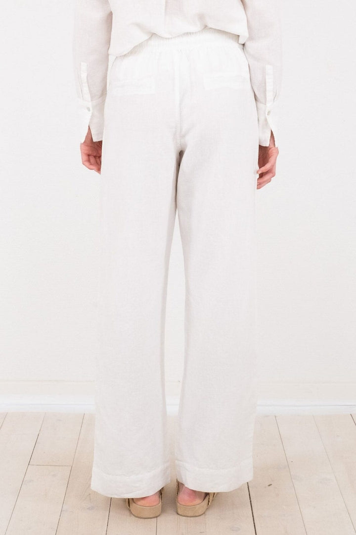 Neo Noir - Sonar Linen Pants - White