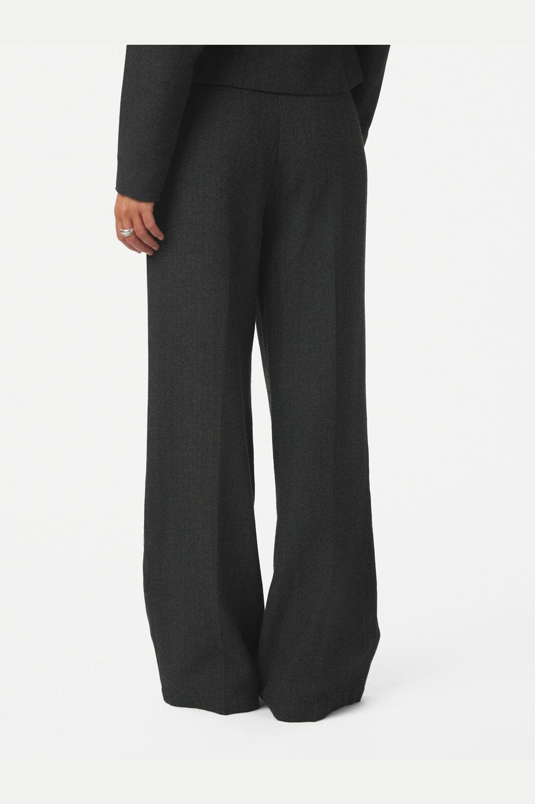 Neo Noir - Sury Herringbone Pants 166366 - 132 - Antracit