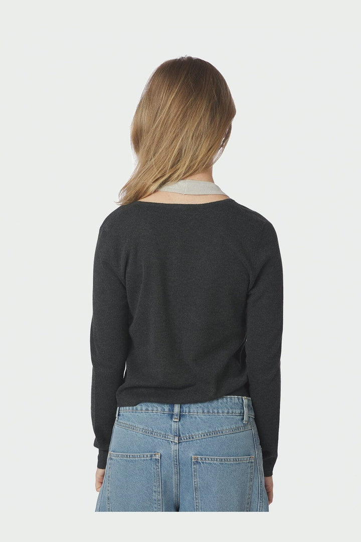 Neo Noir - Tamina Knit Blouse 168080 - 132 - Antracit