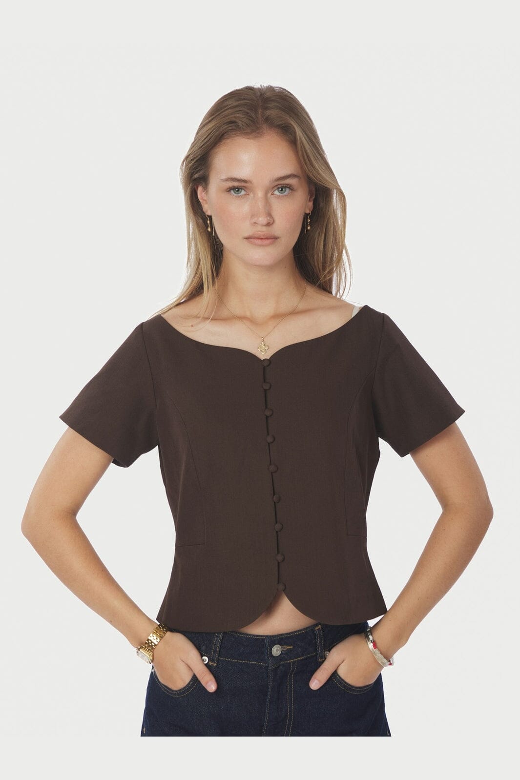 Neo Noir - Tango Structure Top 165513 - 676 - Dark Brown
