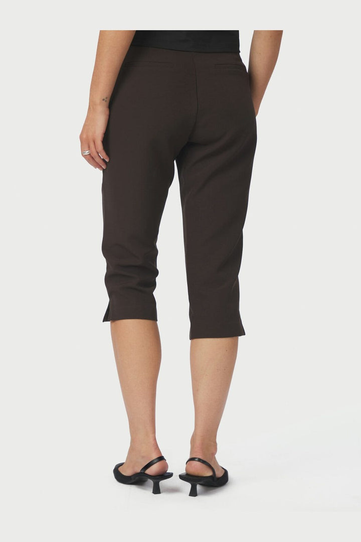 Neo Noir - Tasia Suit Capri Pants 163723 - 676 - Dark Brown
