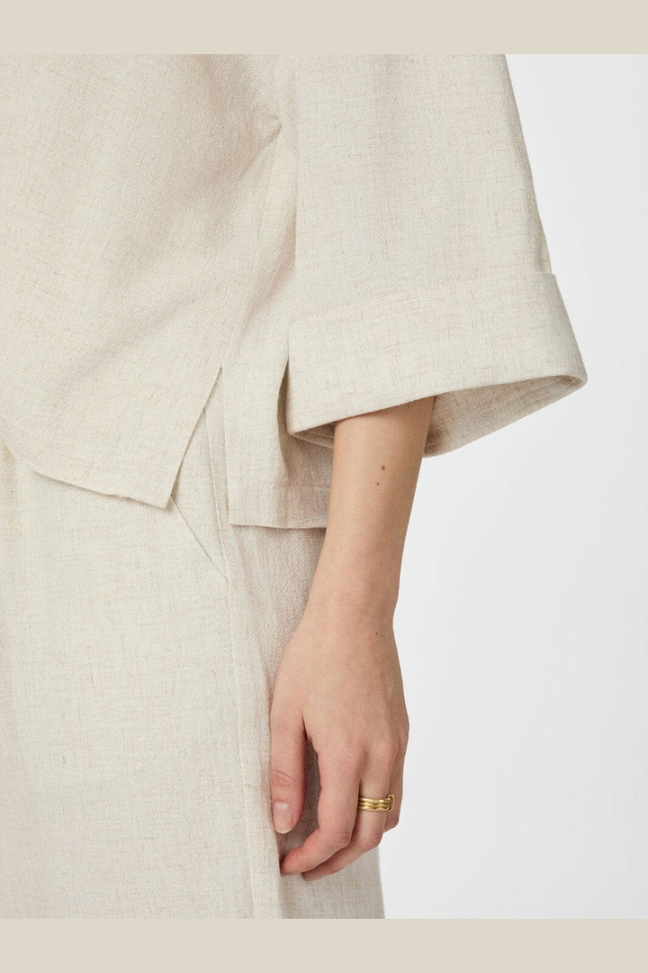 Neo Noir - Tatjanna Linen Jumpsuit 165935 - 815 - Natural