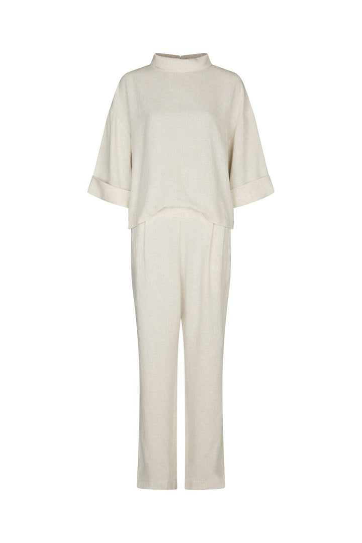 Neo Noir - Tatjanna Linen Jumpsuit 165935 - 815 - Natural