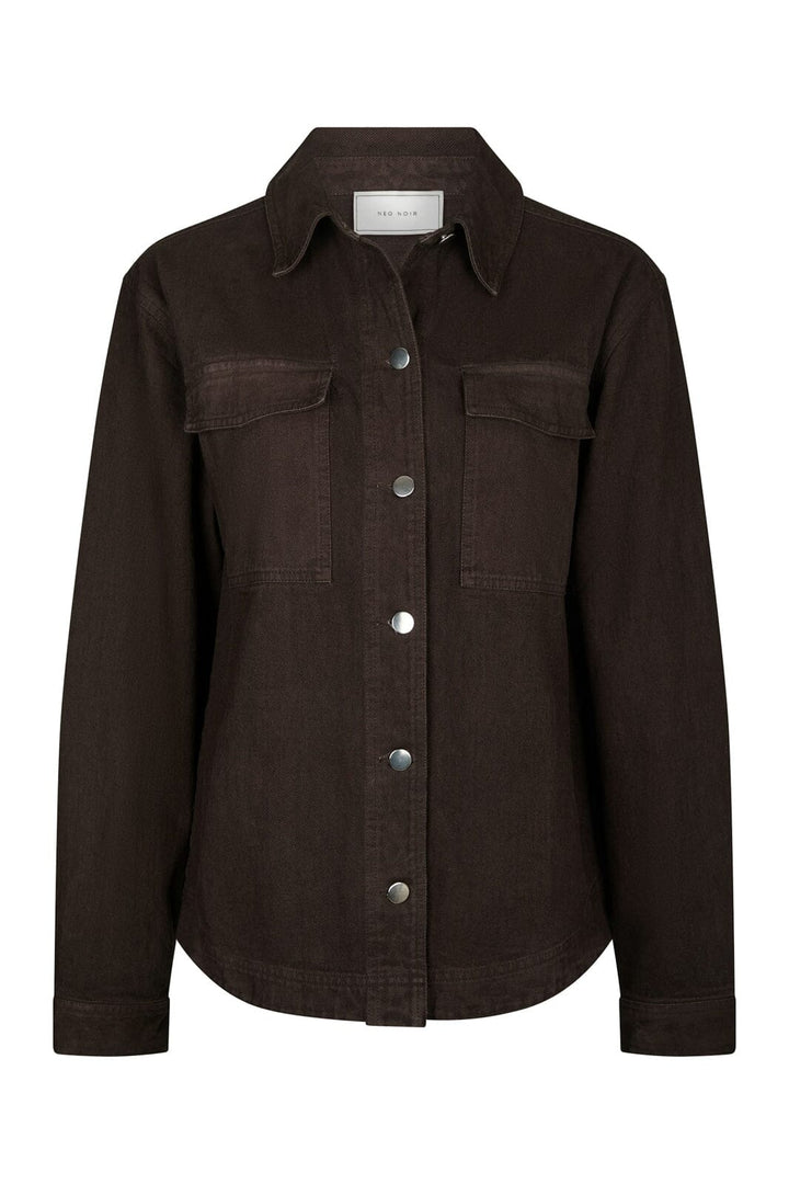 Neo Noir - Tikken Solid Jacket 167231 - 676 - Dark Brown