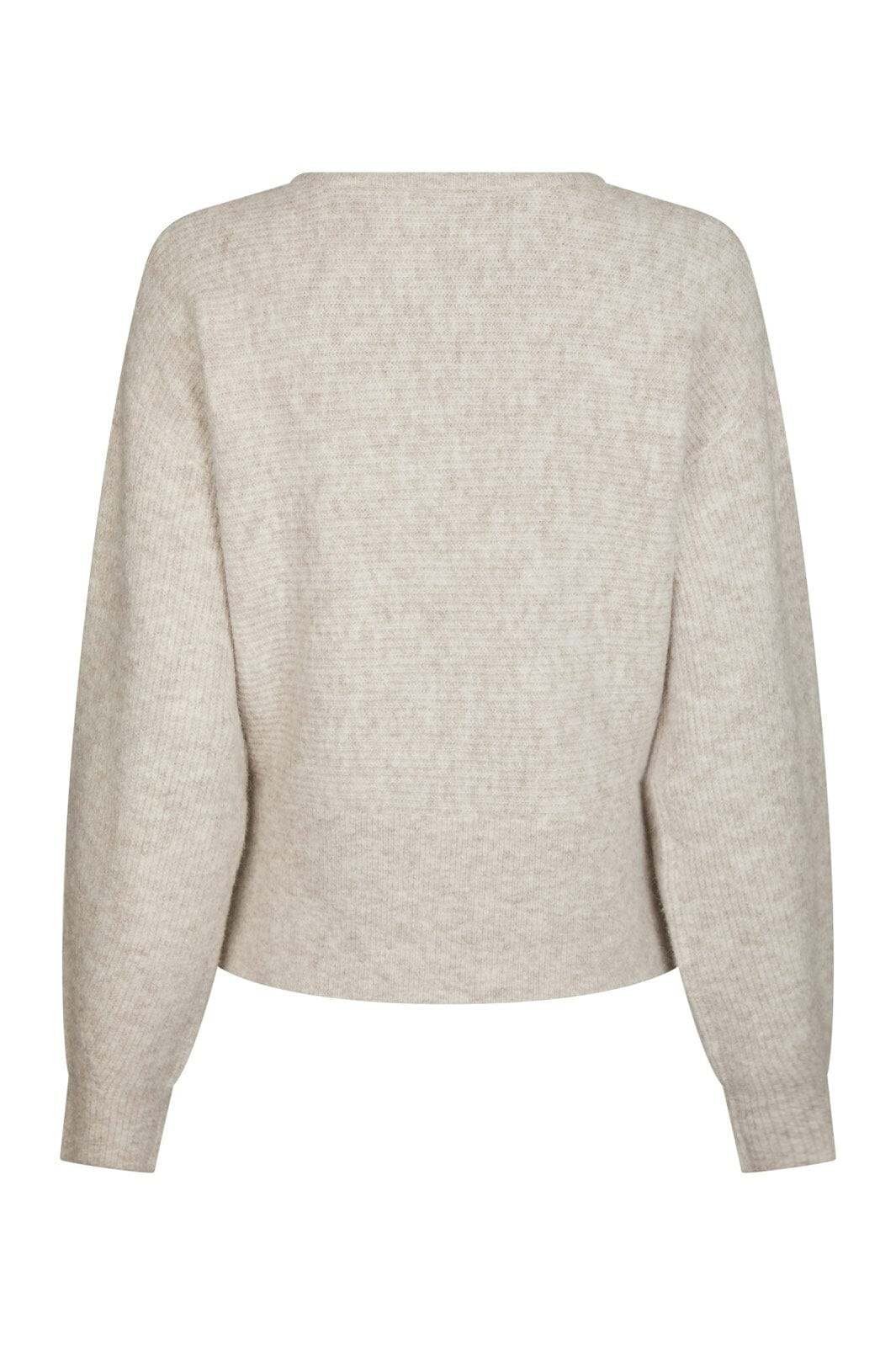 Neo Noir - Turuna Structure Knit Blouse 167186 - 119 - Sand Melange