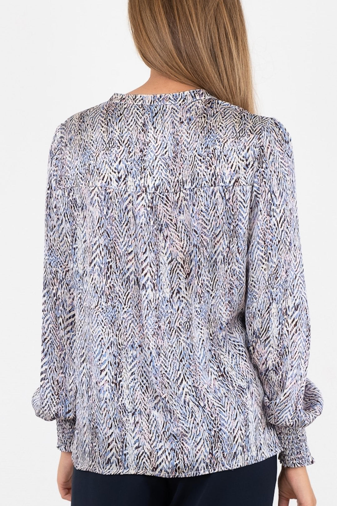 Neo Noir - Kala Ditsy Multi Blouse - Blue