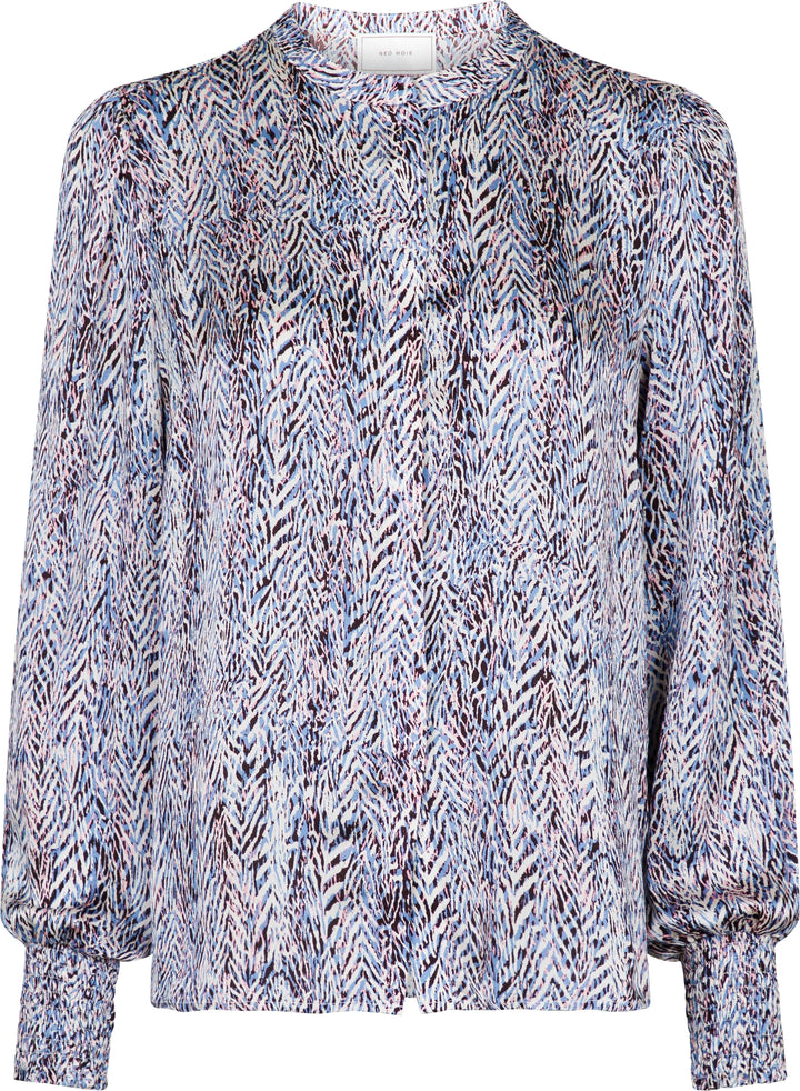 Neo Noir - Kala Ditsy Multi Blouse - Blue