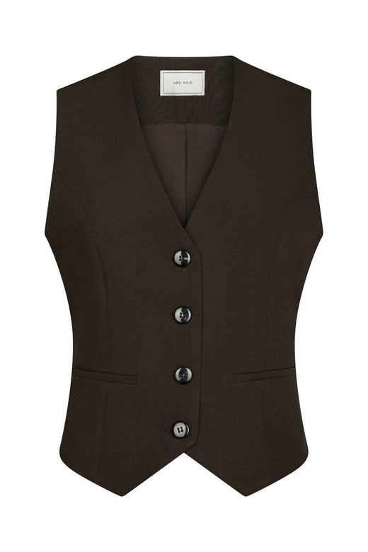 Neo Noir - Vendetta Suit Waistcoat 159642 - 676 - Dark Brown