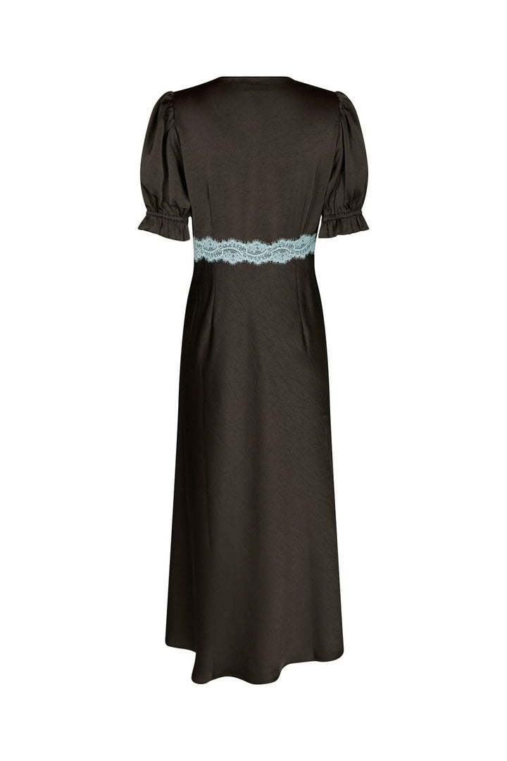 Neo Noir - Vipe Lace Maxi Dress 167735 - 676 - Dark Brown