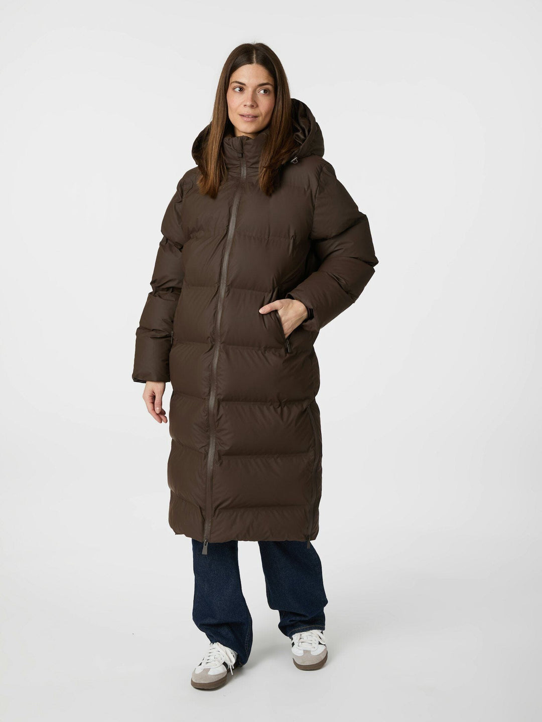 Neo Noir - Viviana C Puffer Jacket 158083 - 676 - Dark Brown Jakker 