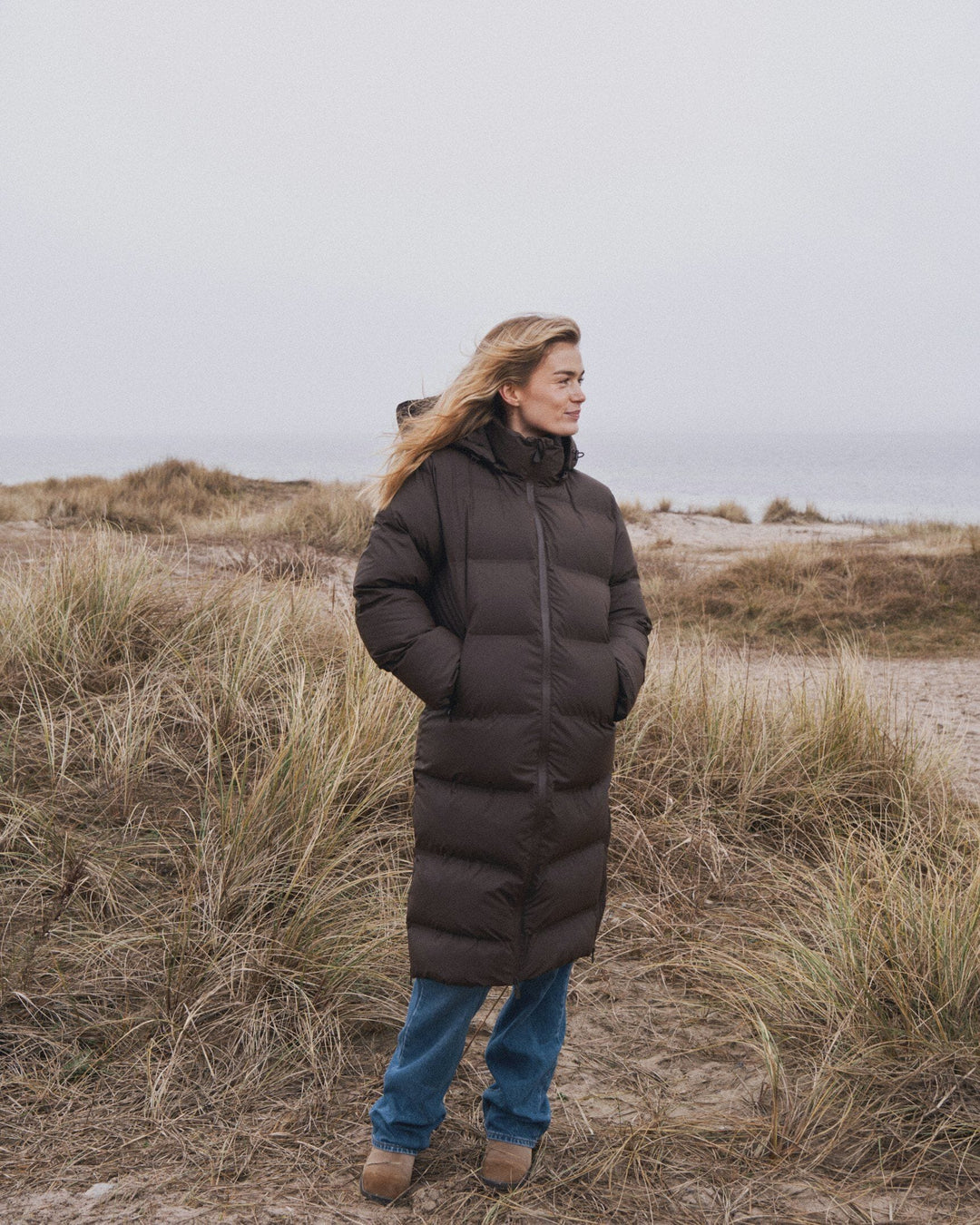 Neo Noir - Viviana C Puffer Jacket 158083 - 676 - Dark Brown Jakker 