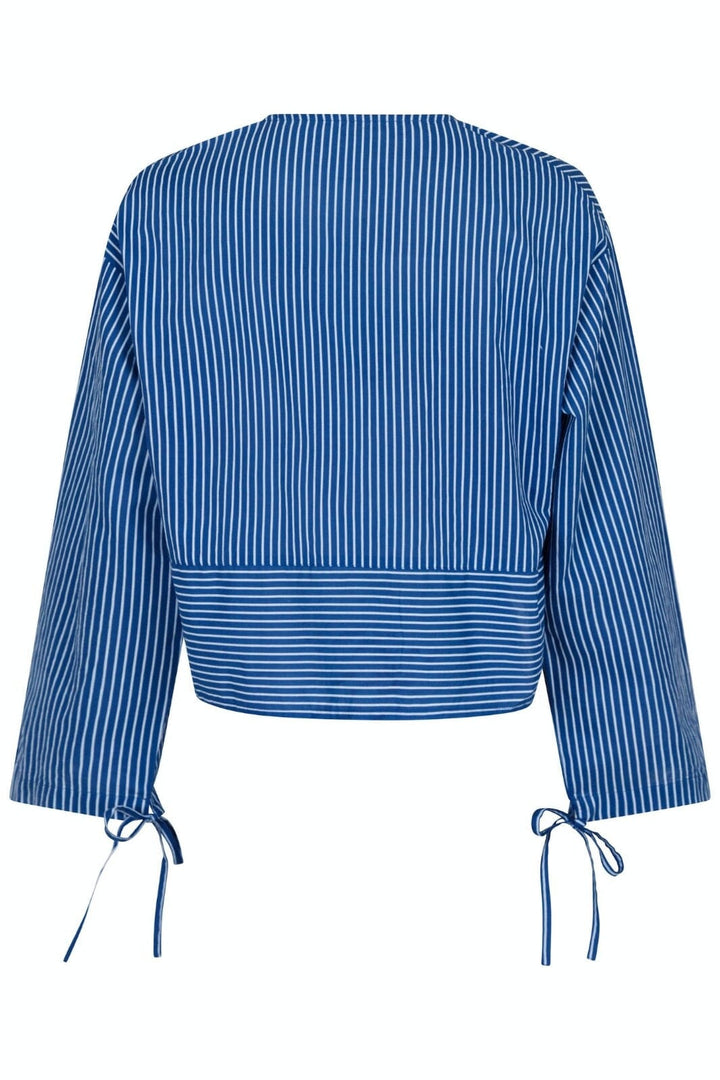 Neo Noir - Wanda Stripe Shirt - Blue Skjorter 