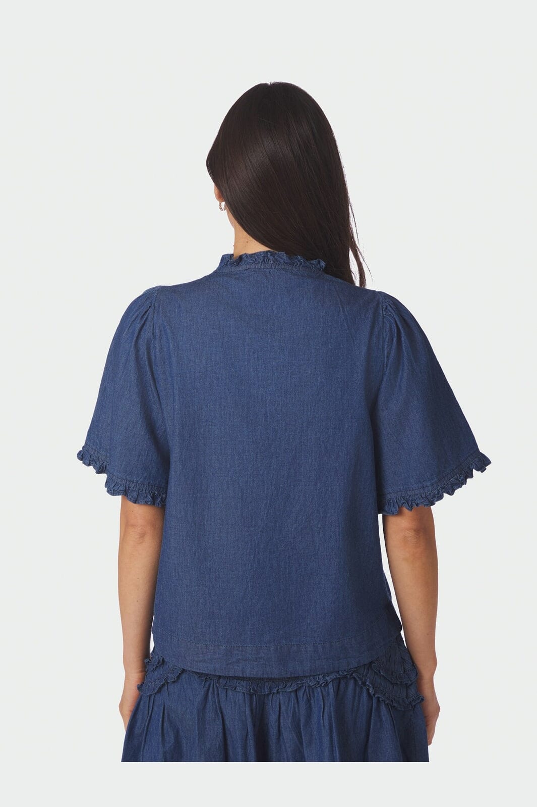 Neo Noir - Wendia Denim Blouse 168895 - 140 - Blue