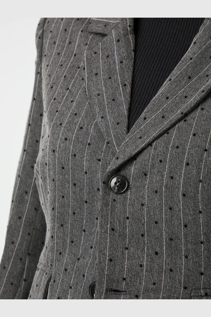 Neo Noir - Willa Mini Dot Blazer 166795 - 107 - Dark Grey Melange