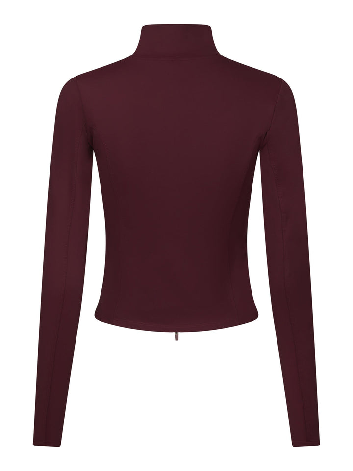 Neo Noir x Molly&My Athleisure - Nolana Zip Blouse 167175 - 162 - Bordeaux Cardigans 