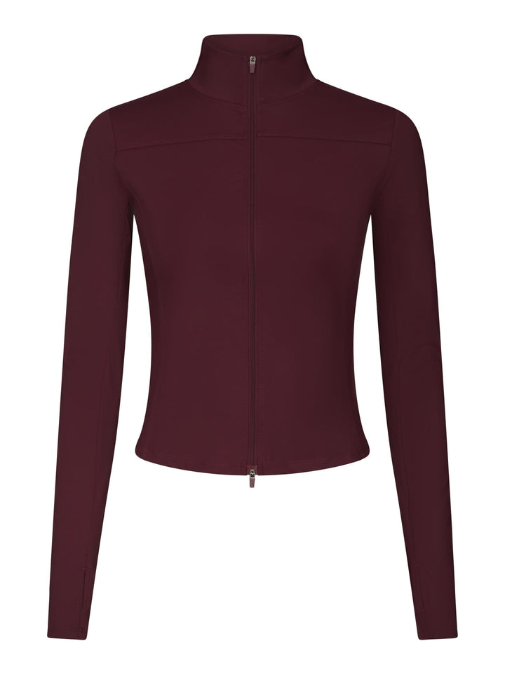 Neo Noir x Molly&My Athleisure - Nolana Zip Blouse 167175 - 162 - Bordeaux Cardigans 