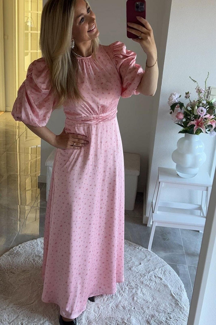 Neo Noir x Molly&My - Kikka Floral Dress 169137 - 754 - Light Pink Kjoler 