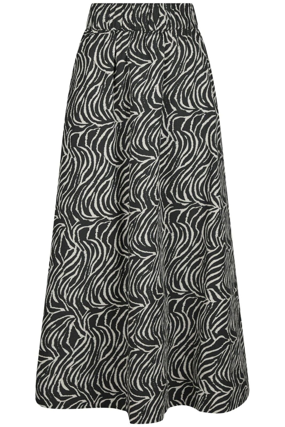 Neo Noir - Yara Zebra Long Skirt 164709 - 100 - Black